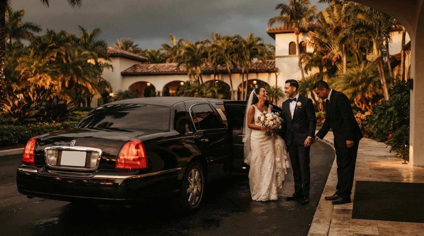 Stretch Limo Rental with Chauffeur for Weddings and Events